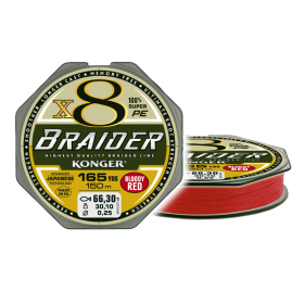 Braider X8 Rosso Sangue 0.18/150m