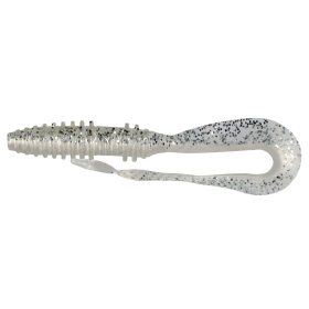 Big Tail Twist 6cm Glitter silver Twister
