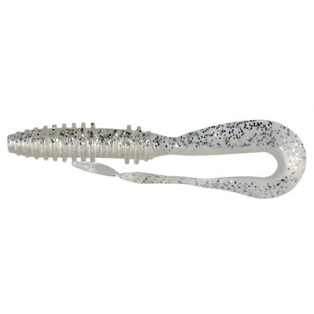 Twister Big Tail Twist 6cm Glitzer Silber