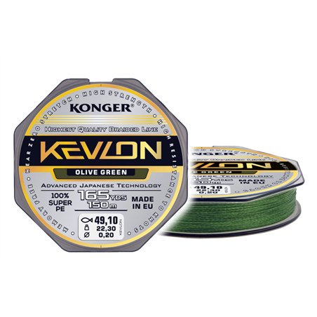 Kevlon Olive Green X4 0.10/150m