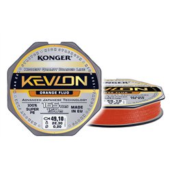 Kevlon Orange Fluo X4 0,14/150m