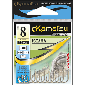 Haczyk Kamatsu Iseama 6 Czarny Nikiel Łopatka