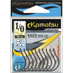 Haczyk Kamatsu Kaizu 4 Czarny Nikiel Oczko