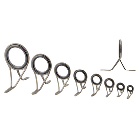 Doppelbein-Ringführungen, 6er-Set, von 6 mm bis 30 mm