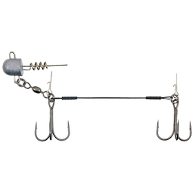 Stinger Double Anchor Stinger 2/0 12 27kg con sistema di rotazione del peso da 15g