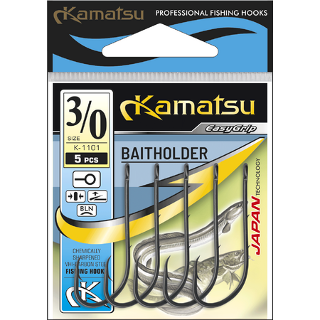 Anzuelo Kamatsu Baitholder 7/0 Ojo de zinc