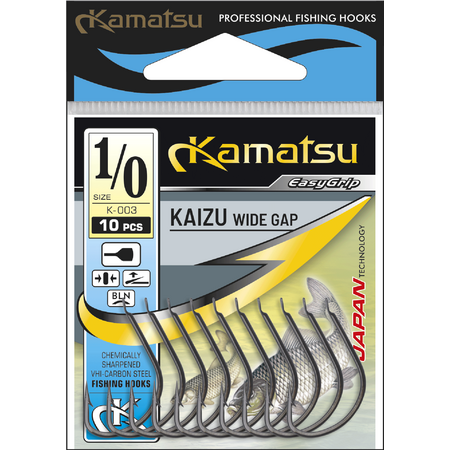 Haczyk Kamatsu Kaizu 2 Czarny Nikiel Łopatka