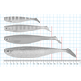 Éventreur Smolt argenté de 22 cm