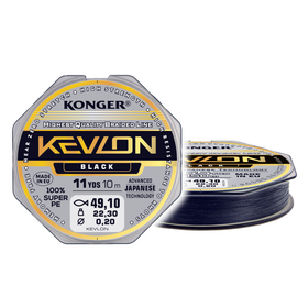 Plecionka Kevlon Black X4 0,08/10m