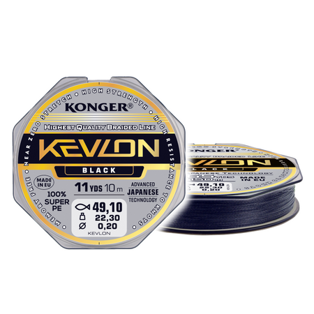 Plecionka Kevlon Black X4 0,08/10m