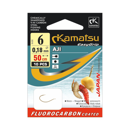 Kamatsu FC 50cm Rig White Worm e Aji Corn 10