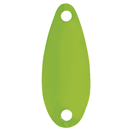 Trout Spoon 35 Fluo Green & Fluo Yellow