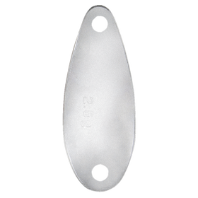 Wahadłówka Trout Spoon 35 Argento lucido e nero opaco
