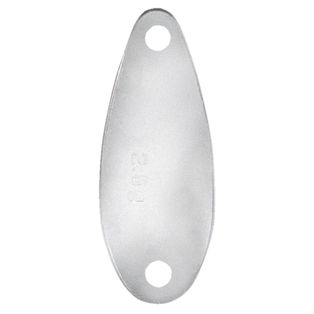 Wahadłówka Trout Spoon 35 Argento lucido e nero opaco