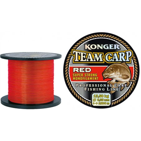 Team Carp Color Red 0,22mm/100m