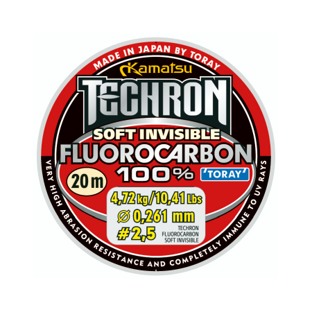 Techron Fluorocarbon 100% Soft Invisible 0,172mm/20m