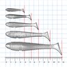 Grubber Shad 7cm Bleak