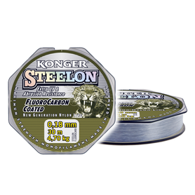 Apex Predator 50# Fluorocarbon Leader with Snelled Offset Circle