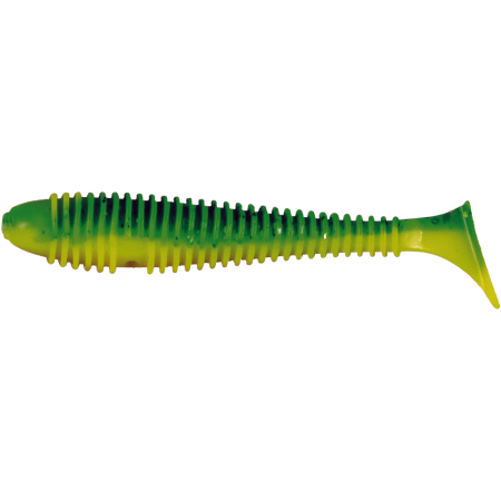 Grubber Shad 9,5cm Green hot lemon