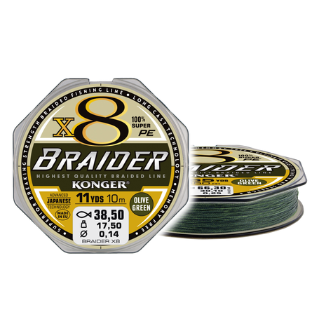 Braider X8 Olive Green 0.06/10m