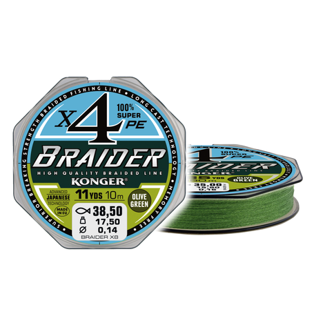 Braider X4 Olive Green 0.16/10m