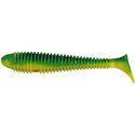 Grubber Shad 12cm Green hot lemon