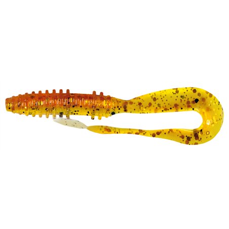 Big Tail Twist 8cm Gold & pepper