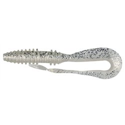 Big Tail Twist 10cm Glitter silver