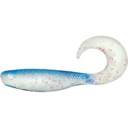 Shad Grub 6,4cm Mylar blue