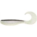 Shad Grub 8,9cm Black pearl glitter