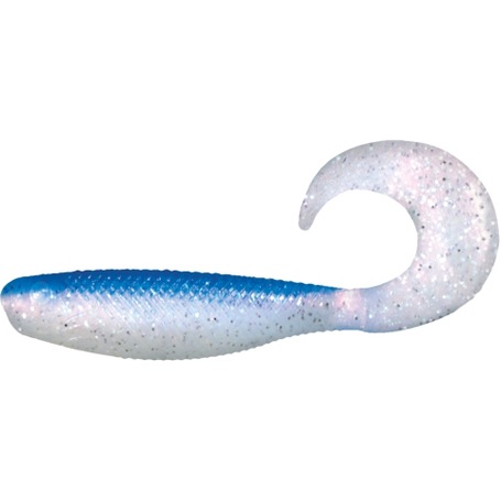 Shad Grub 6,4cm Blue pearl glitter