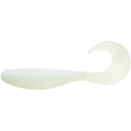 Shad Grub 8.9cm White