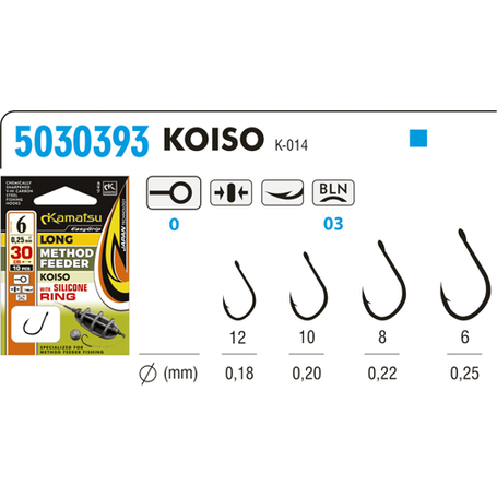 Method Feeder Long Koiso 6 with Silicone Ring