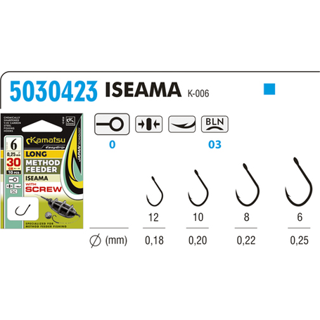 Method Feeder Long Iseama 10 with Screw