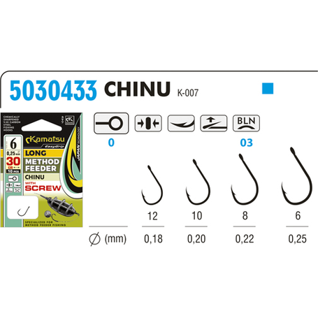 Method Feeder Long Chinu 12 with Screw