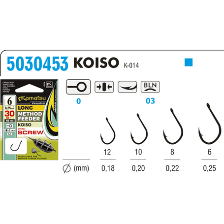 Method Feeder Long Koiso 12 with Screw