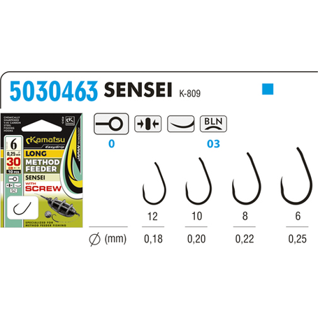 Method Feeder Long Sensei 12 with Screw