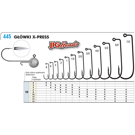 X-Press Jig Head 1/0 8g