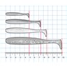 Blinky Shad 7.5cm Transparent ayu