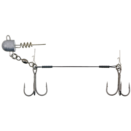Swimbait System Double Stinger 2/0 12cm 27kg Weighted 5g Spinning System