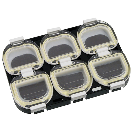 Box With Magnetic 6 Compartments Double Sided 111x79x18mm