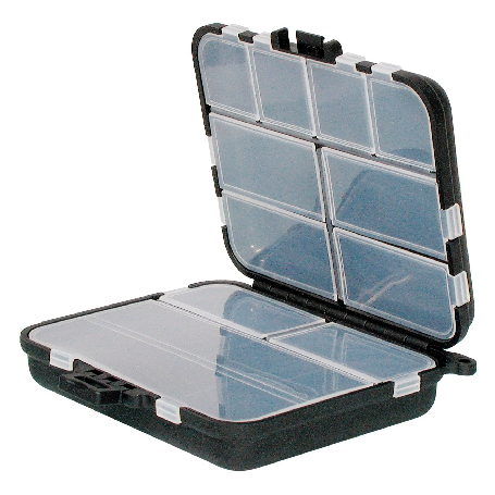 Fishing Box Black Compartments:16 Double Sided 120x100x34mm