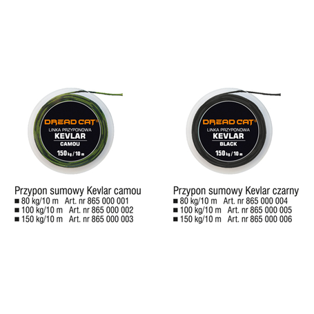 Przypon Sumowy Kevlar Camou 80kg 10m Dread Cat