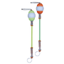 Neon coloured styrofoam hanging bite alarm M with arm 25