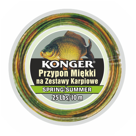 Przypon Miękki Spring & Summer na Zestawy Karpiowe 25lbs 10m Team Carp