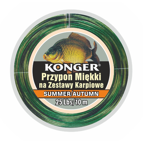 Przypon Miękki Summer & Autumn na Zestawy Karpiowe 25lbs 10m Team Carp