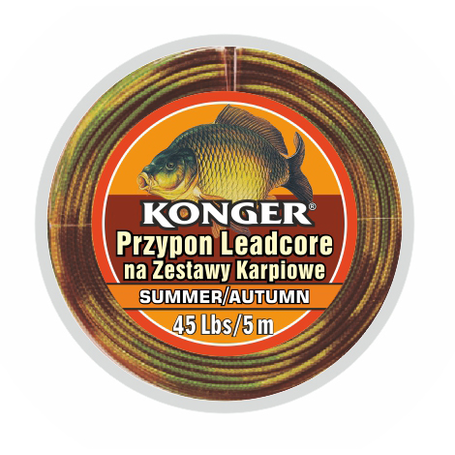 Przypon Leadcore Summer Autumn na Zestawy Karpiowe 45lbs 5m Team Carp