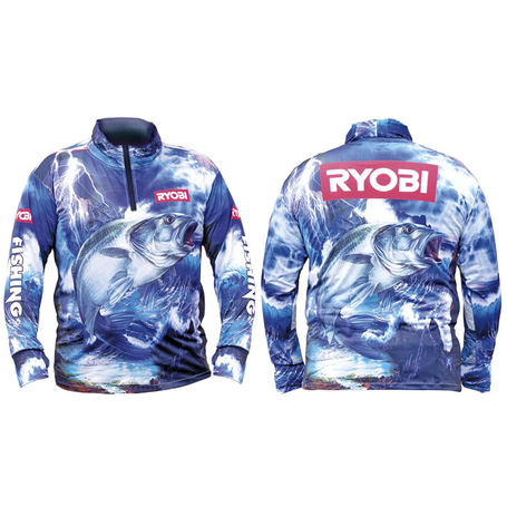 Ryobi Highneck Sweatshirt UV Protection Size L