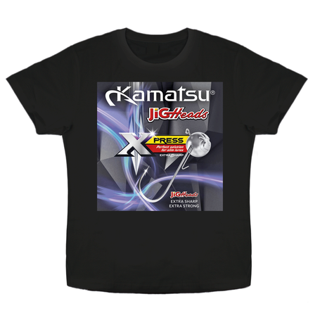 Kamatsu T-Shirt Jig Heads Black Size XXL