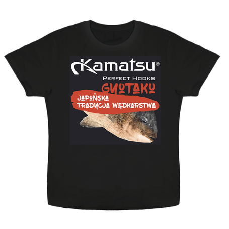 Kamatsu T-Shirt Gyotaku Black Size M